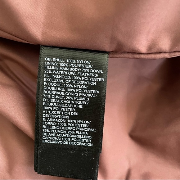 The North Face Women’s Palomar Down Parka Coat Marron Purple Size Medium New - Picture 13 of 13